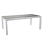 Utdragbart bord 300 cm i aluminium med HPL-skiva - Righello Viadurini