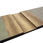 Utdragbart bord 303 cm i aluminium med HPL-skiva - Righello Viadurini