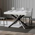Utdragbart bord till 440 cm med rörformade järnben Made in Italy - Prato