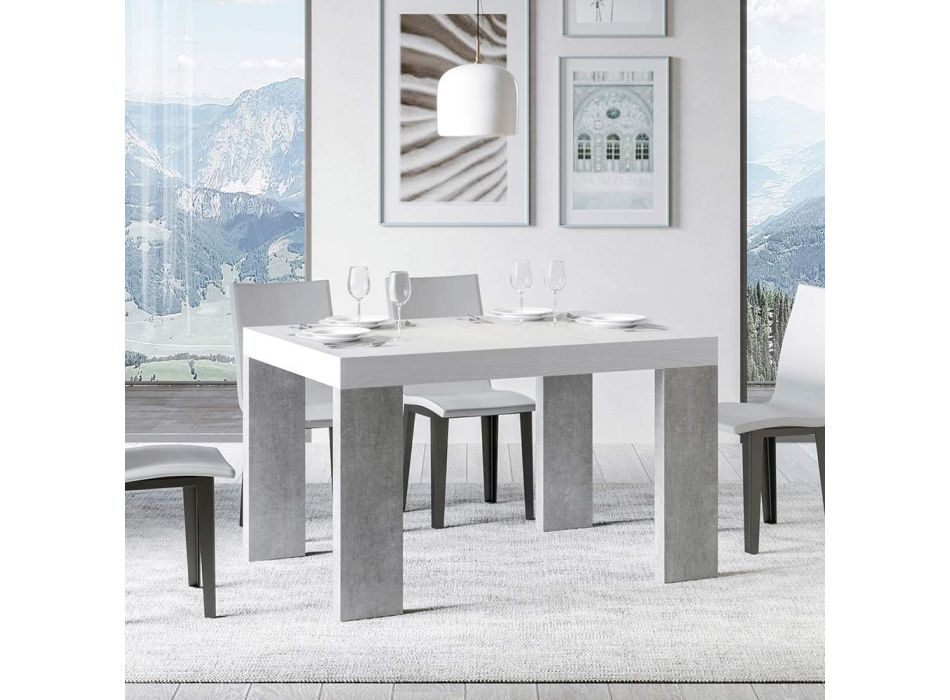 Utdragbart bord till 440 cm i olika ytbehandlingar Made in Italy - Träd Viadurini
