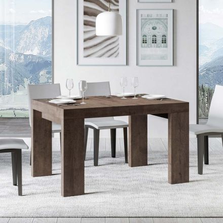 Utdragbart bord till 440 cm i Made in Italy trämikropartiklar - träd Viadurini