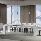 Utdragbart bord till 440 cm i Made in Italy trämikropartiklar - träd Viadurini