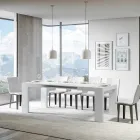 Utdragbart bord till 440 cm i Made in Italy trämikropartiklar - träd Viadurini