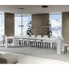 Utdragbart bord till 440 cm i Made in Italy trämikropartiklar - träd Viadurini