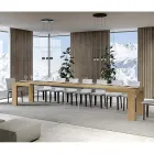 Utdragbart bord till 440 cm i Made in Italy trämikropartiklar - träd Viadurini