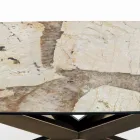 Utdragbart fatformat bord med integrerade förlängningar Made in Italy - Grotta Viadurini