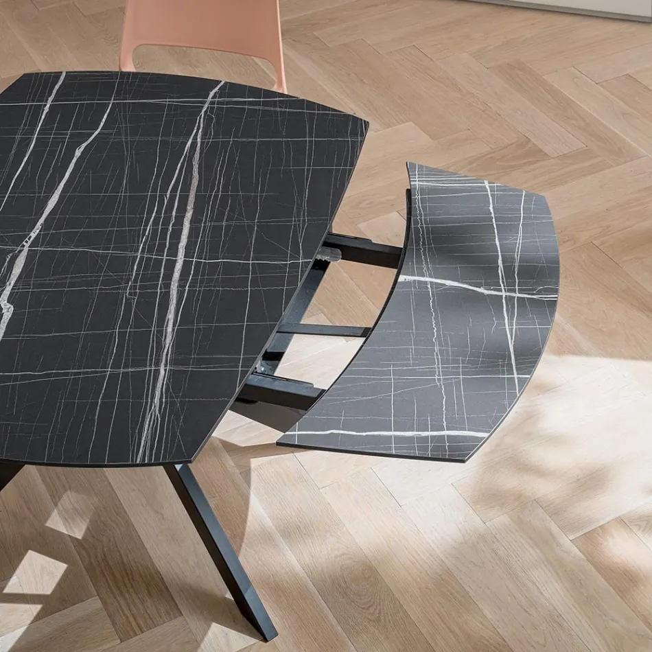 Utdragbart fatbord i lagerhögtrycksplast med olika ytbehandlingar - Incontro Viadurini