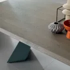 Utdragbart bord med sidoförlängning i fanerat trä - Aperol Viadurini