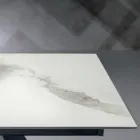 Utdragbart bord med sidoförlängning i glaskeramik - Aperol Viadurini