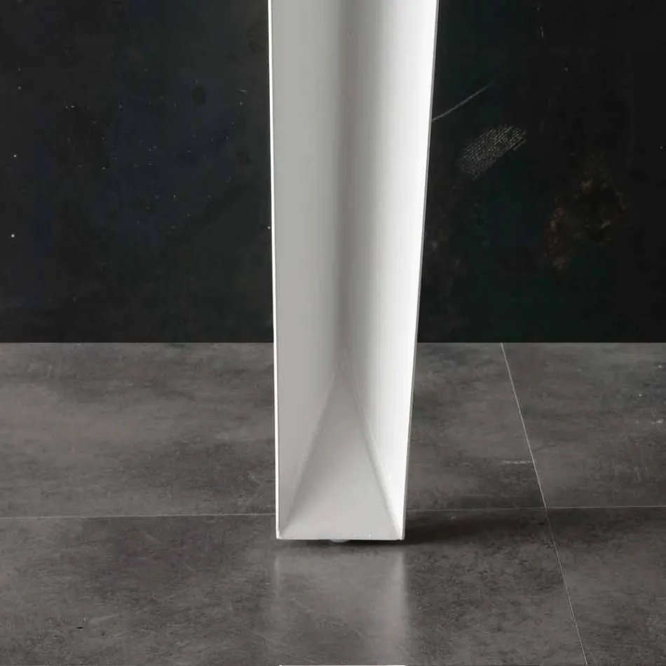 Bord med top härdat glas Baltimore modern Viadurini