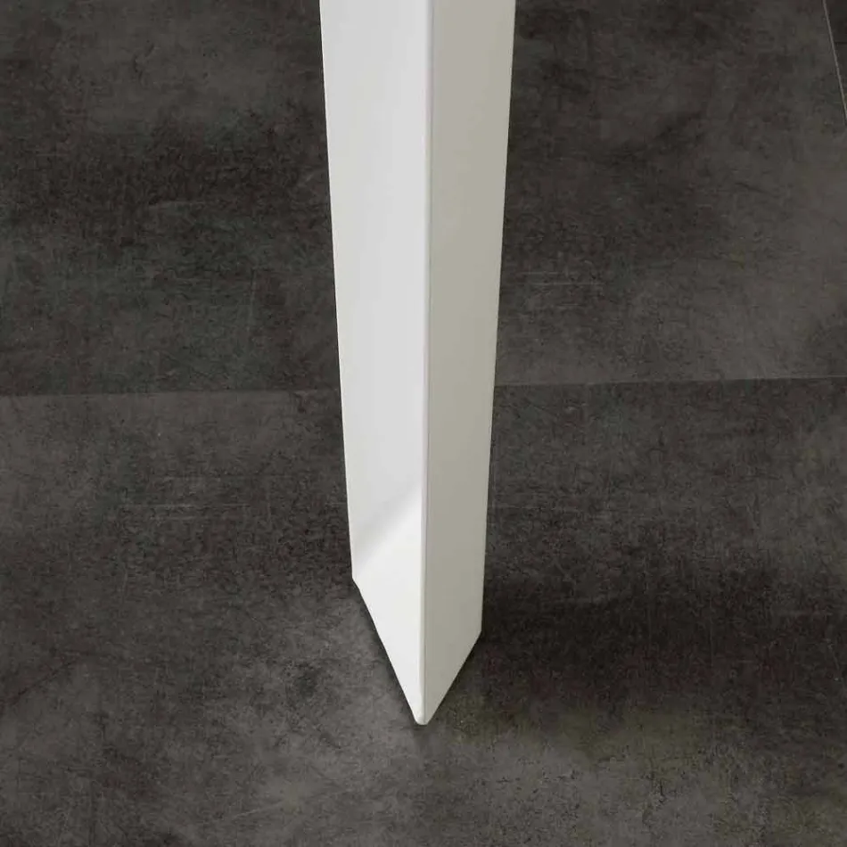 Bord med top härdat glas Baltimore modern Viadurini