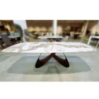 Utdragbart bord från 180 till 260 cm i sintrad sten Gres med Pandora-finish - Orion Viadurini