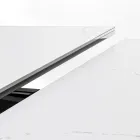 Utdragbart matbord 240 cm Glas och keramikskiva - Barone Viadurini