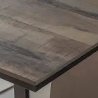 Utdragbart matbord i trä och metall upp till 280 cm - Gallotto Viadurini