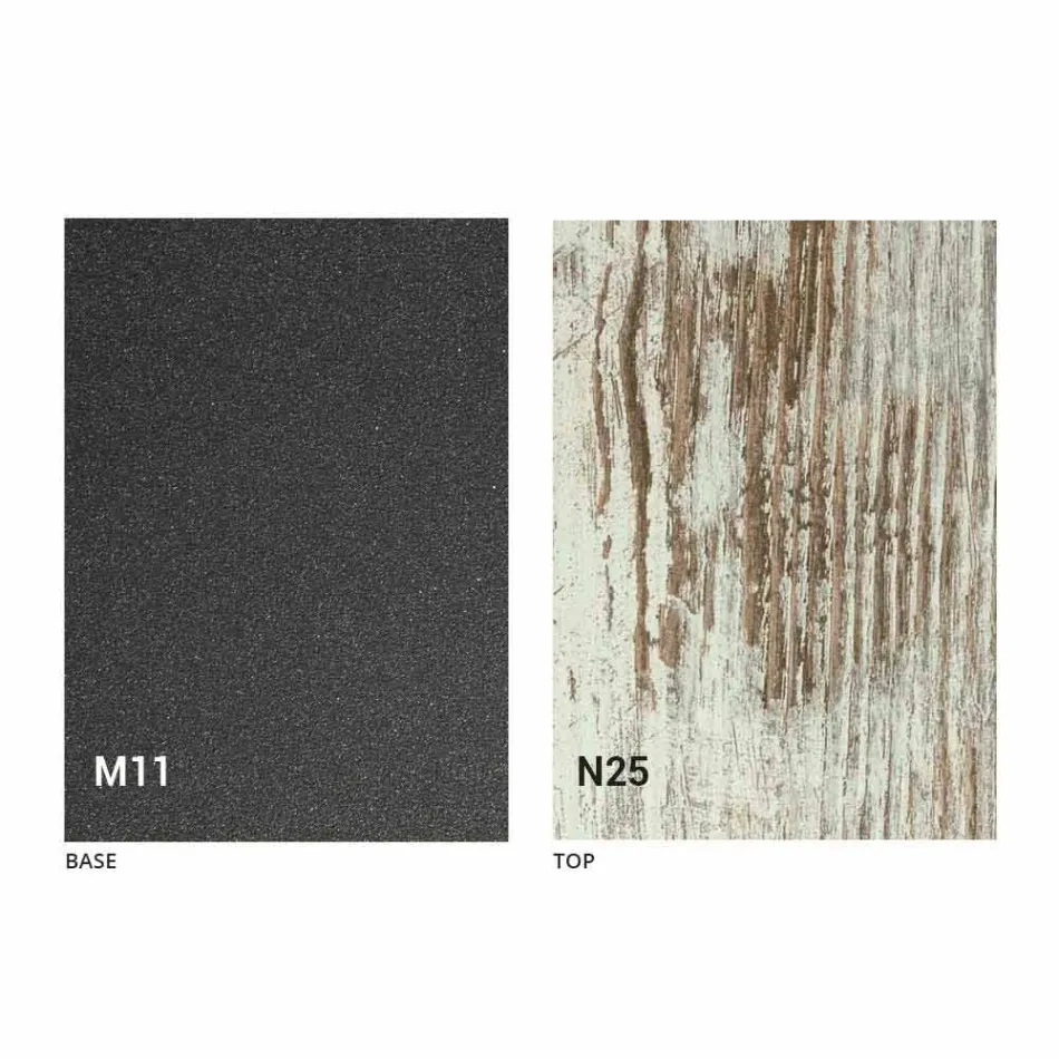 Utdragbart matbord i trä och metall upp till 280 cm - Gallotto Viadurini