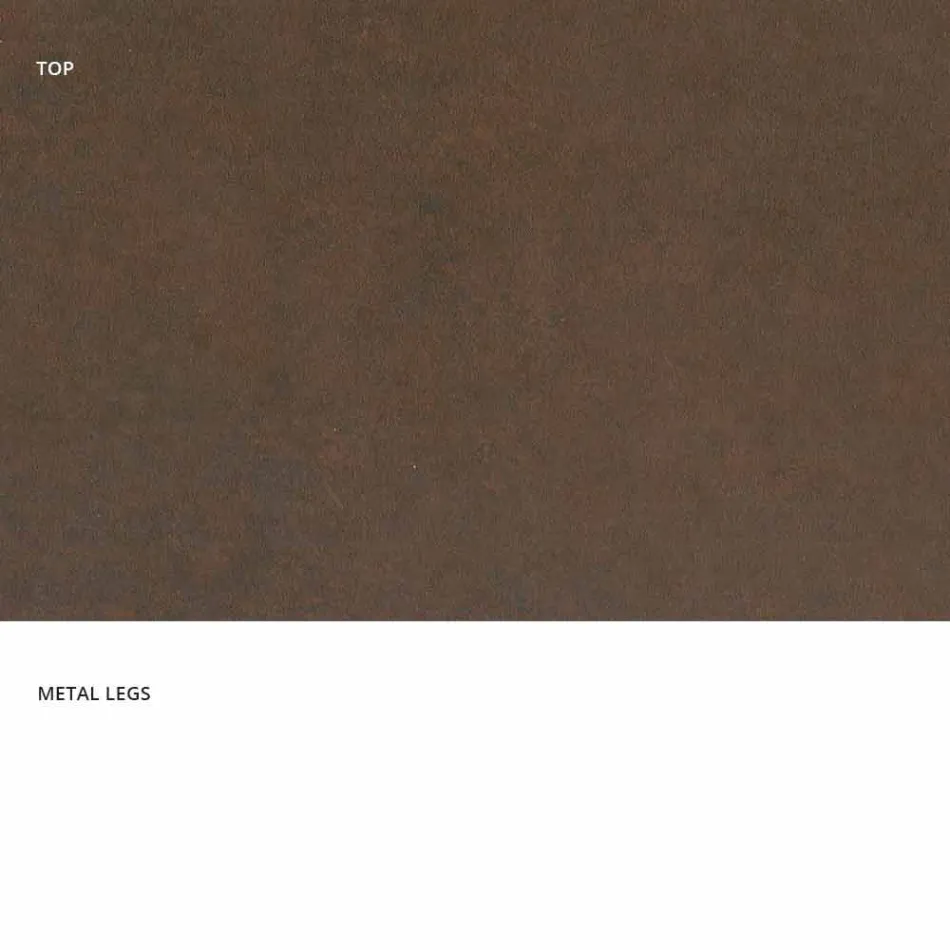 Utbyggbar keramisk glas design bord tillverkad i Italien, Dionigi Viadurini