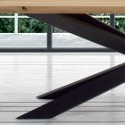 Utdragbart bord upp till 14 sittplatser i fanerat trä Tillverkat i Italien - Grotta Viadurini