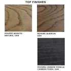 Utdragbart bord upp till 14 sittplatser i fanerat trä Tillverkat i Italien - Grotta Viadurini