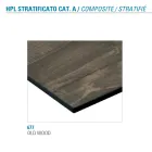 Utdragbart bord upp till 180 cm Runt laminerat Hpl Tillverkat i Italien - Bastiano Viadurini