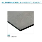 Utdragbart bord upp till 180 cm Runt laminerat Hpl Tillverkat i Italien - Bastiano Viadurini