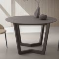 Utdragbart bord upp till 180 cm Runt Hpl-laminerat Tillverkat i Italien - Bastiano