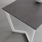 Utdragbart bord Upp till 238 cm i metall och Hpl Tillverkat i Italien - Pablito Viadurini