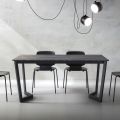 Utdragbart bord upp till 238 cm metall och färgad Hpl Tillverkad i Italien - Pablito