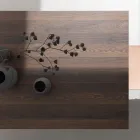 Utdragbart bord Upp till 238 cm Moka Metal och Hpl Tillverkat i Italien - Pablito Viadurini