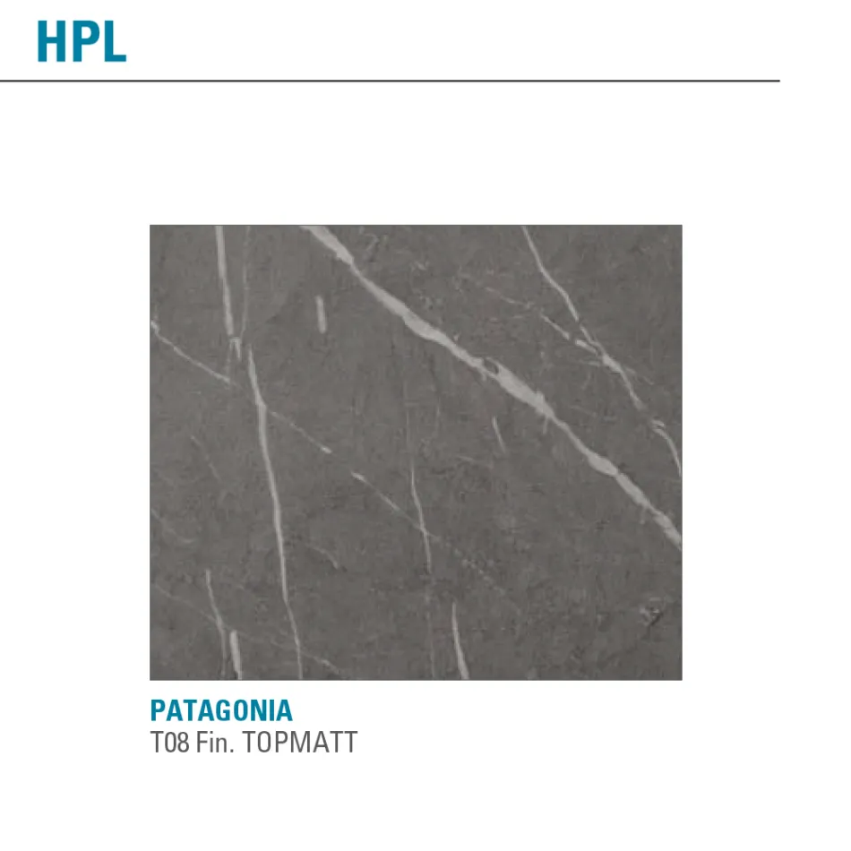 Utdragbart bord upp till 334 cm i aluminium och Hpl Tillverkat i Italien - Filiberto Viadurini