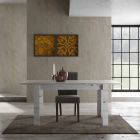 Utdragbart bord upp till 185 cm av Made in Italy Melamin Design - Ketra Viadurini