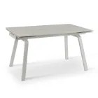Utdragbart bord upp till 200 cm i Marble Effect Sinter Stone - Ananas Viadurini