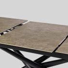 Utdragbart bord Upp till 220 cm i keramik och stål Homemotion - Brianza Viadurini