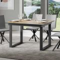 Utdragbart bord upp till 220 cm i trä och järn Tillverkat i Italien - Nuvola
