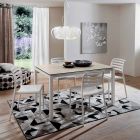 Utdragbart bord Upp till 238 cm i laminat och metall tillverkat i Italien - Remigio Viadurini