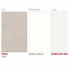 Utdragbart bord Upp till 238 cm i laminat och metall tillverkat i Italien - Remigio Viadurini