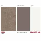 Utdragbart bord Upp till 238 cm i laminat och metall tillverkat i Italien - Remigio Viadurini