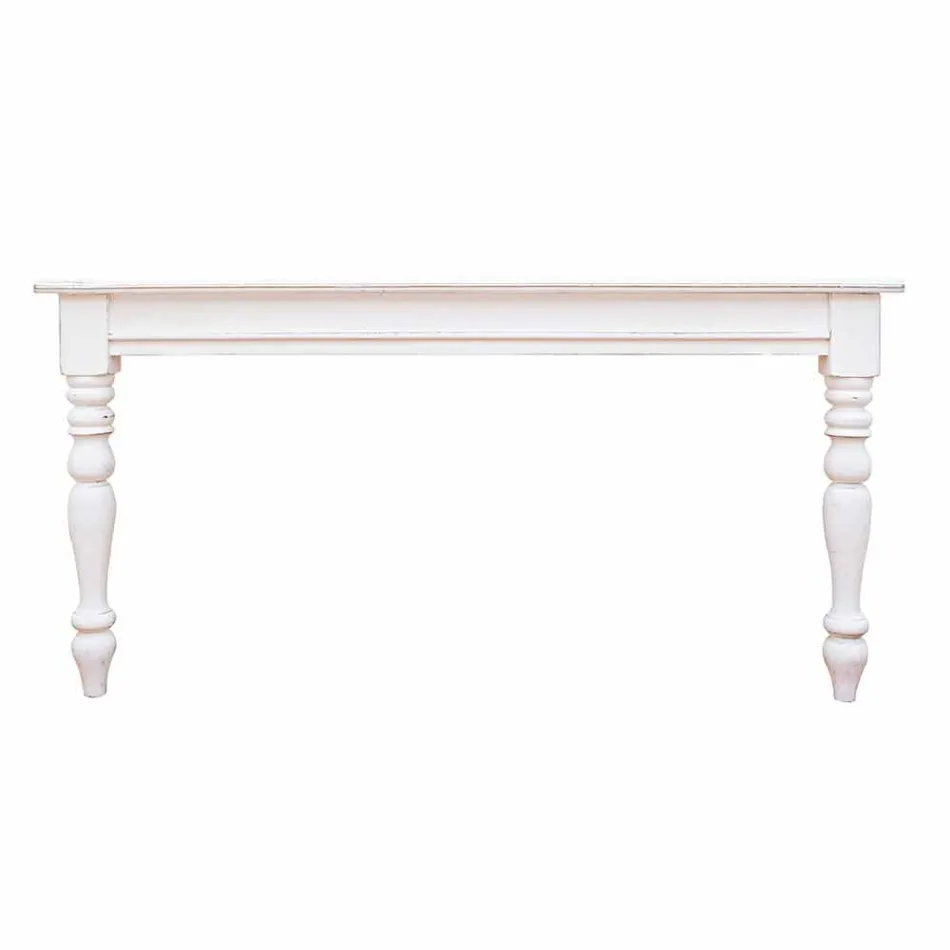 Utdragbart bord Upp till 240 cm i Mango Wood och Mdf Homemotion - Tongo Viadurini