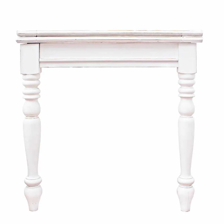 Utdragbart bord Upp till 240 cm i Mango Wood och Mdf Homemotion - Tongo Viadurini