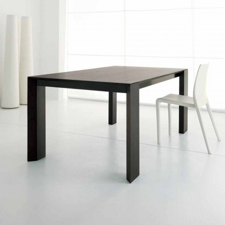 Utdragbart bord Upp till 245 cm i Wengè Oak Wood från Design - Ipanemo Viadurini