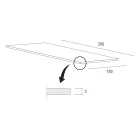 Utdragbart bord Upp till 280 cm i Fenix Made in Italy, Precious - Aresto Viadurini