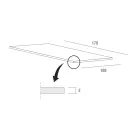 Utdragbart bord Upp till 280 cm i Fenix Made in Italy, Precious - Aresto Viadurini