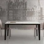 Utdragbart bord upp till 290 cm i glaskeramik Tillverkad i Italien - Polonio Viadurini