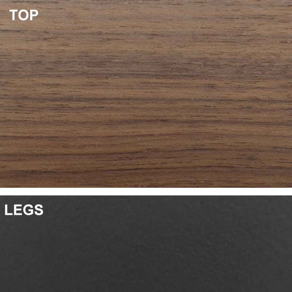 Utdragbart bord Upp till 300 cm med fanerad skiva Tillverkad i Italien - Grotta Viadurini