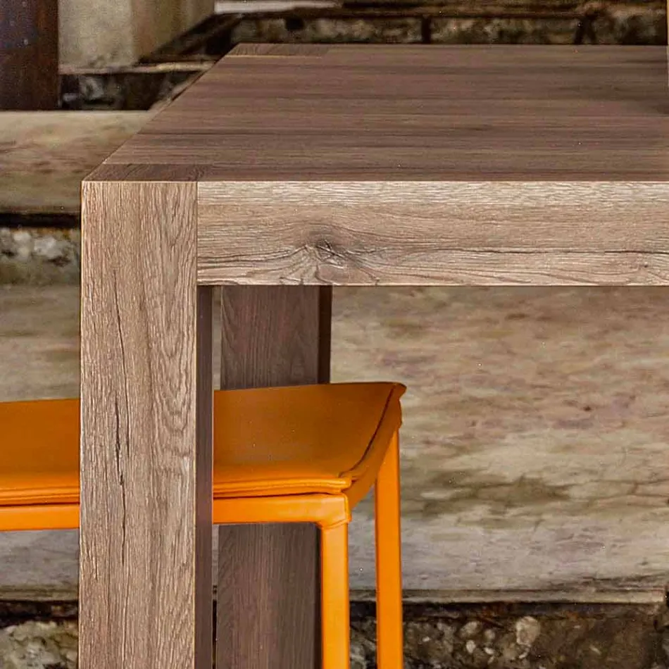 Tabell utdrag upp till 300 cm modern design melamin Oky Viadurini