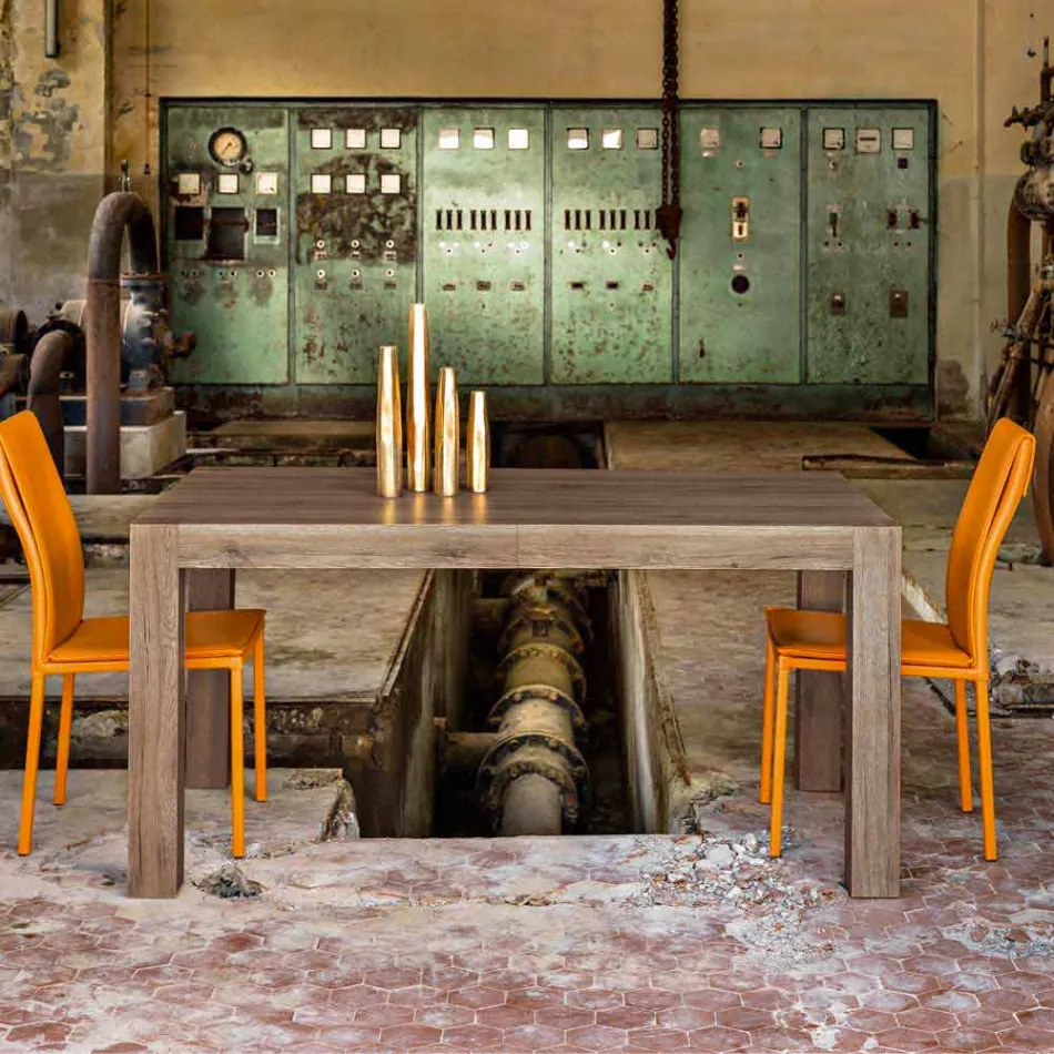 Tabell utdrag upp till 300 cm modern design melamin Oky Viadurini