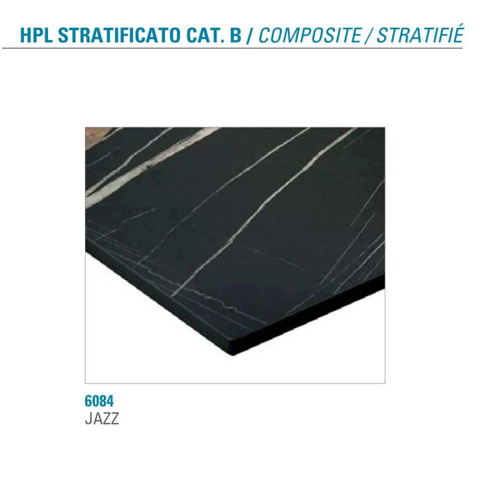 Utdragbart bord Upp till 300 cm i stratifierad HPL Tillverkad i Italien - Bastiano Viadurini