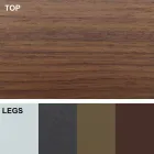 Utdragbart bord upp till 300 cm i trä och stål Tillverkat i Italien - Settimmio Viadurini