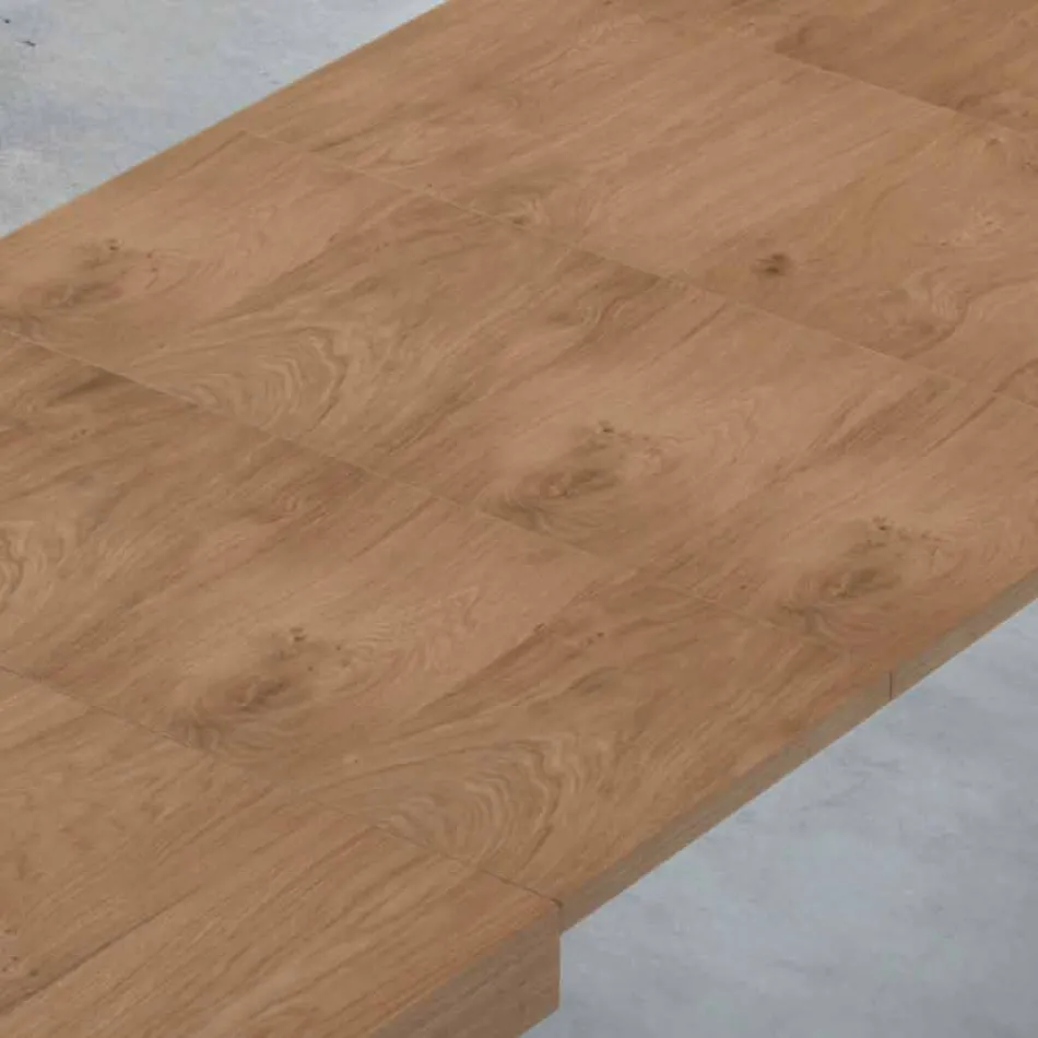 Utdragbart bord upp till 470 cm i Made in Italy fanerat trä – Gordito Viadurini