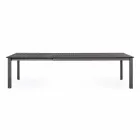 Utdragbart bord i modern design av aluminium för utomhushemsk känsla - Casper Viadurini