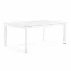 Utdragbart bord i modern design av aluminium för utomhushemsk känsla - Casper Viadurini